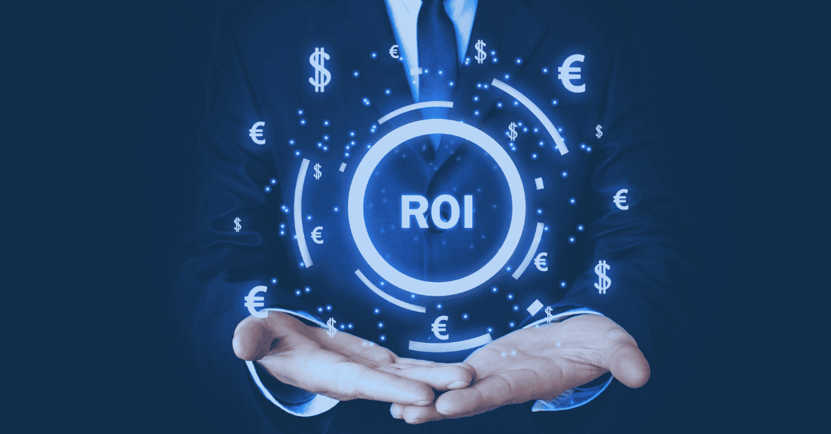 Geld Symbole im Sinne des Return on Investment
