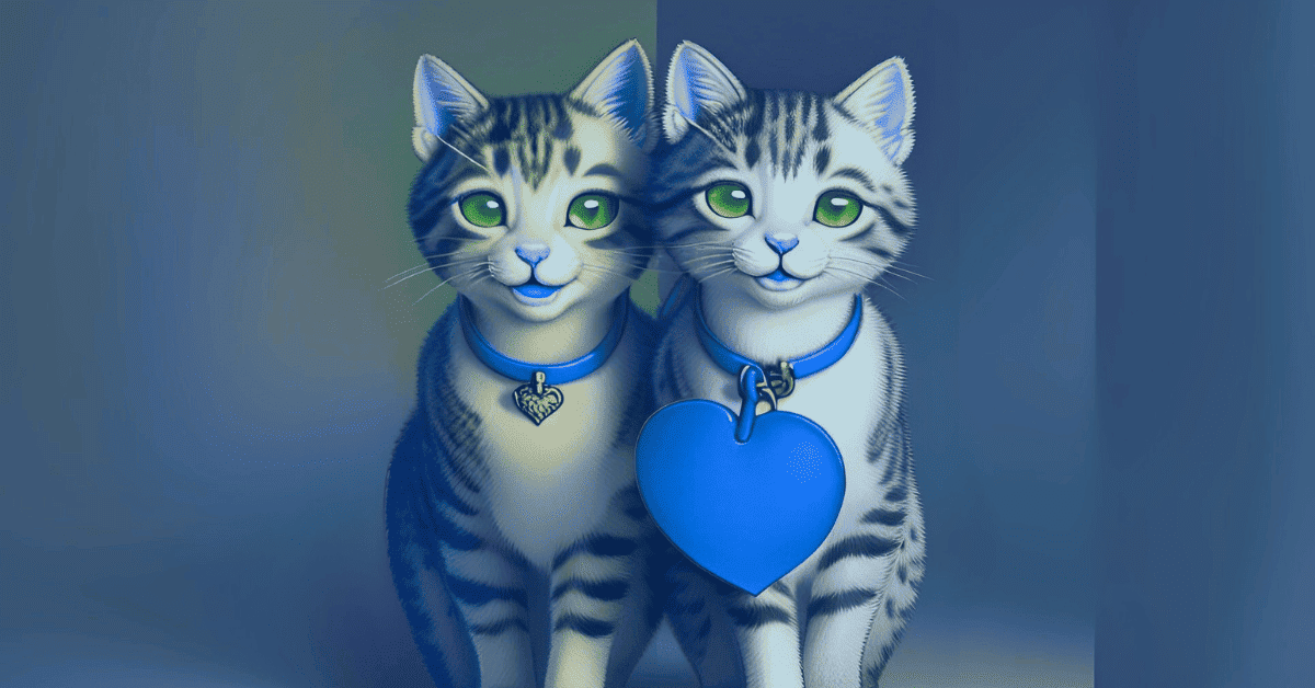 Zwei Zwillingskatze zur Illustration des Lookalike Prinzips im Marketing